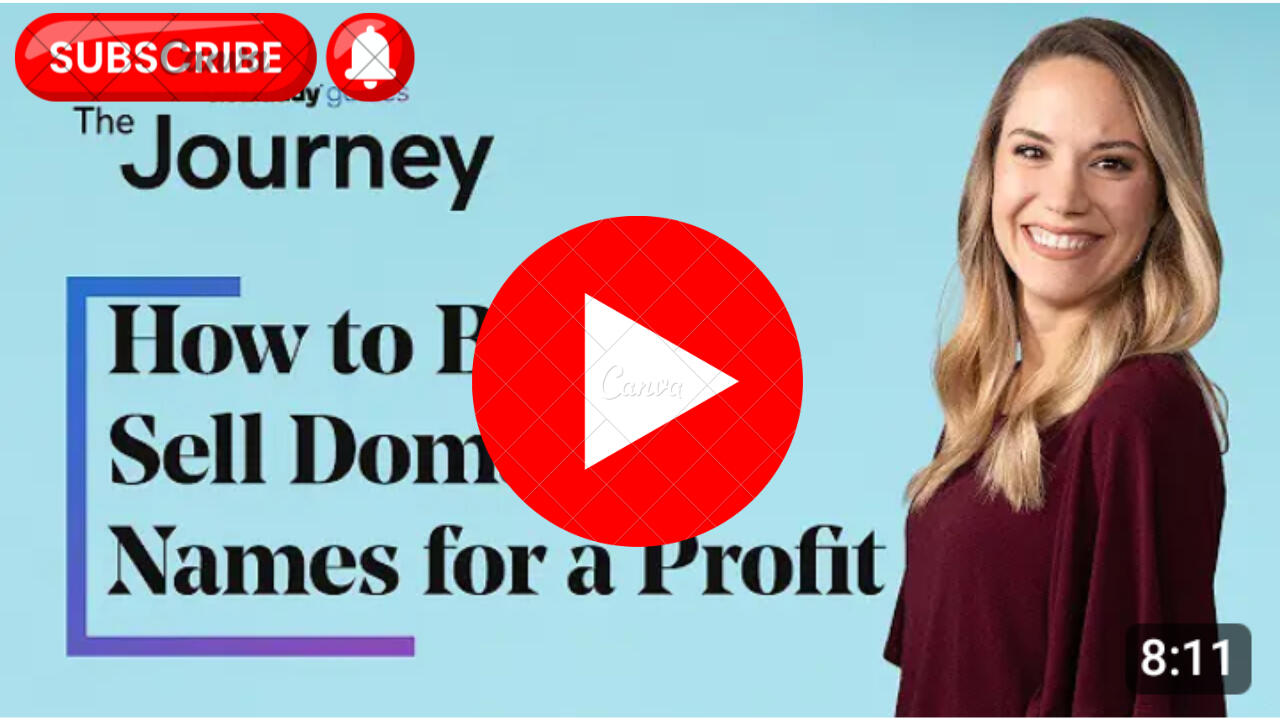 Tutorial Video thumbnail for the Buy And Sell Domain Names.